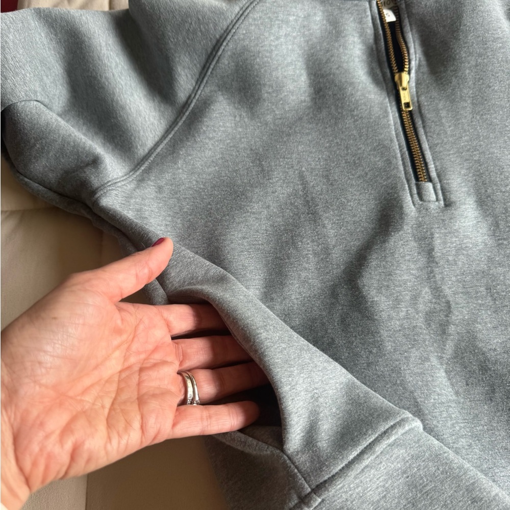 Albion Oxford Quarter-Zip Sweatshirt - Picture 6 of 7